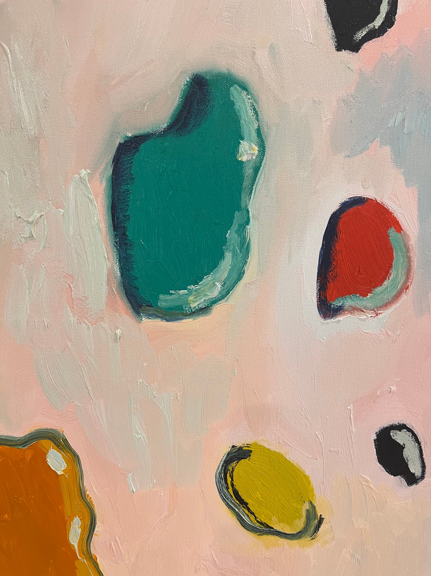 Cristales de colores · Óleo sobre bastidor · Juanjo Sáez