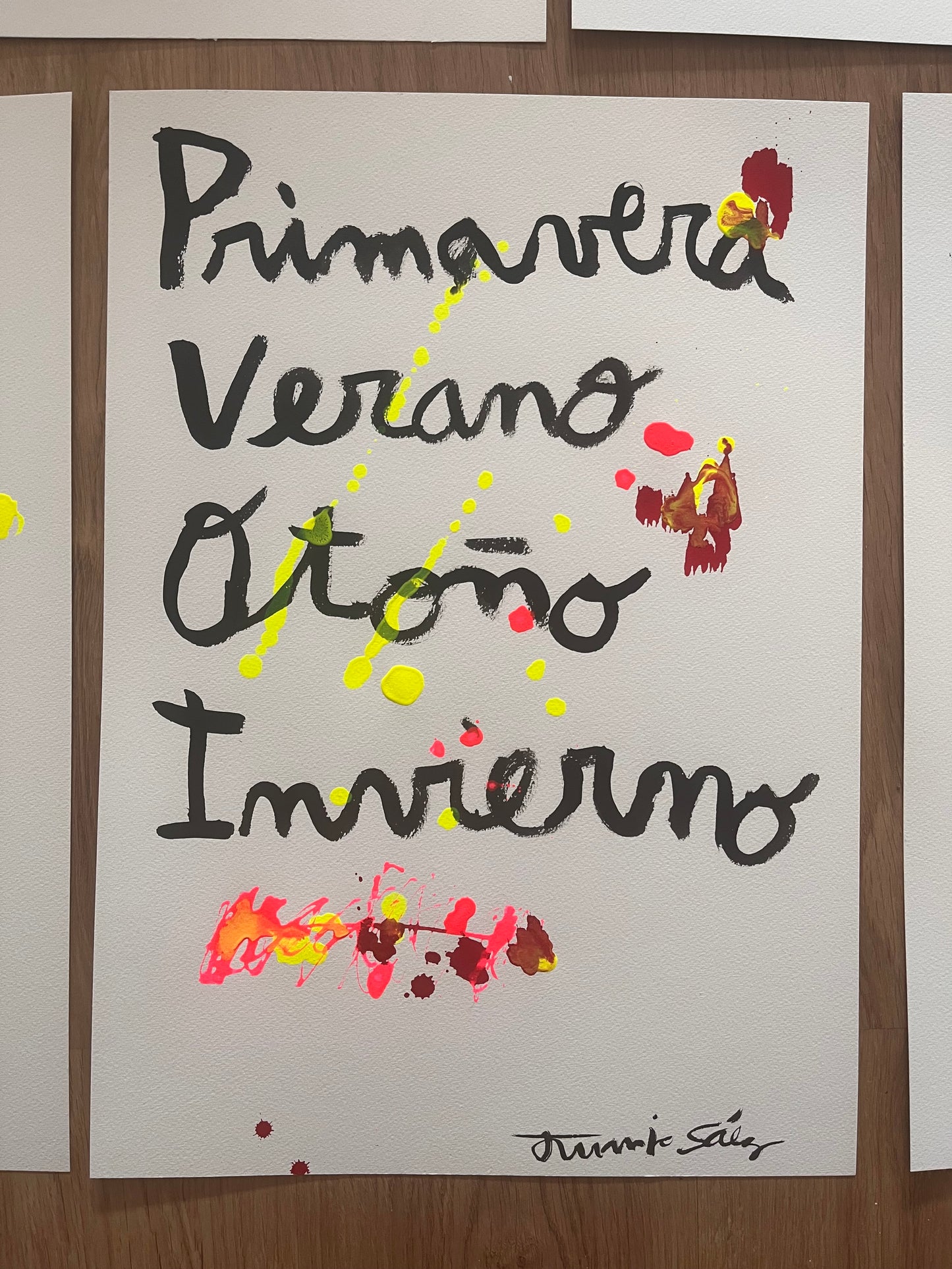 Las estaciones · VENDIDA · Juanjo Sáez