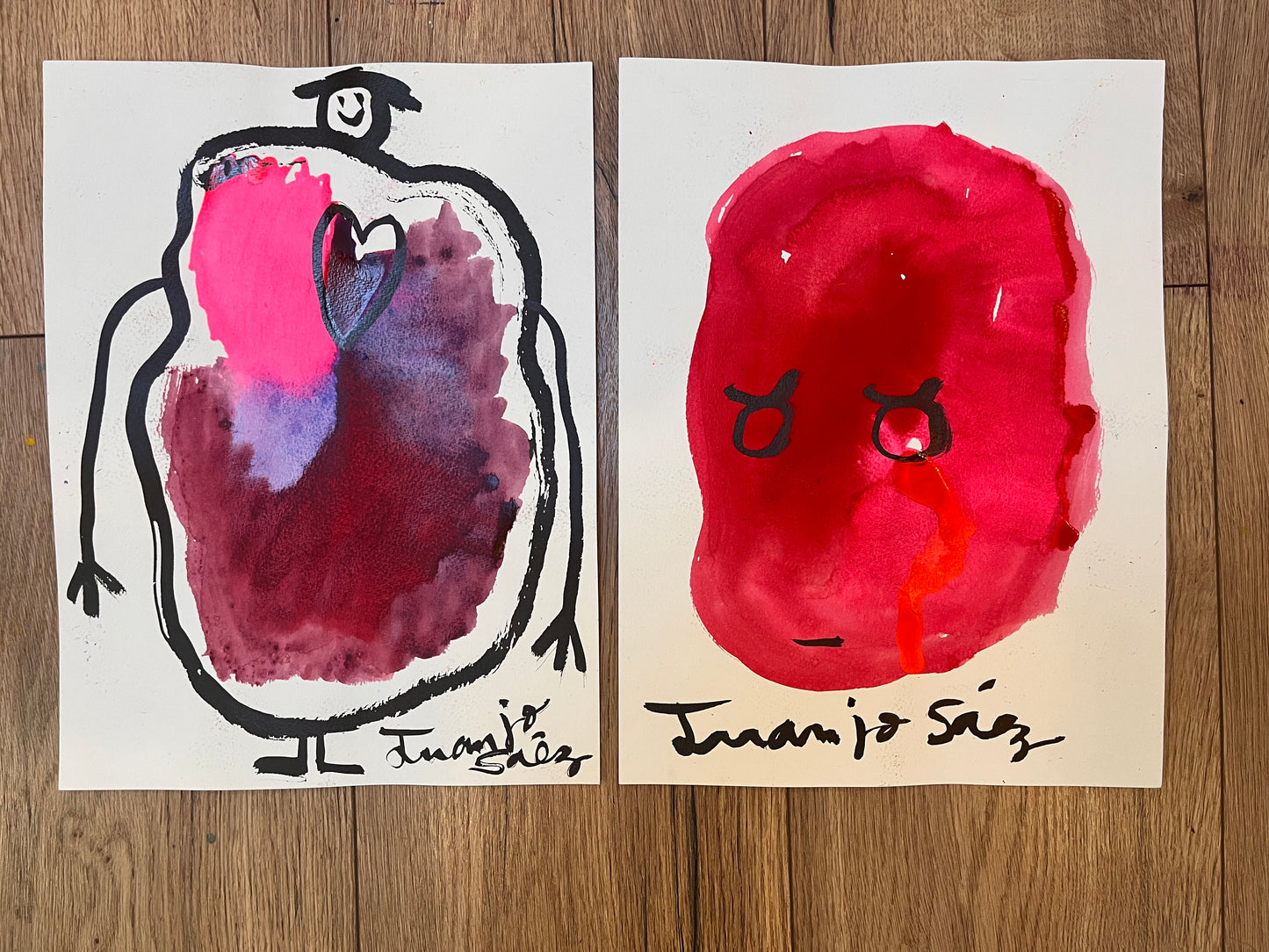 Lote de dibujos · Conjunto curado de originales · Juanjo Sáez