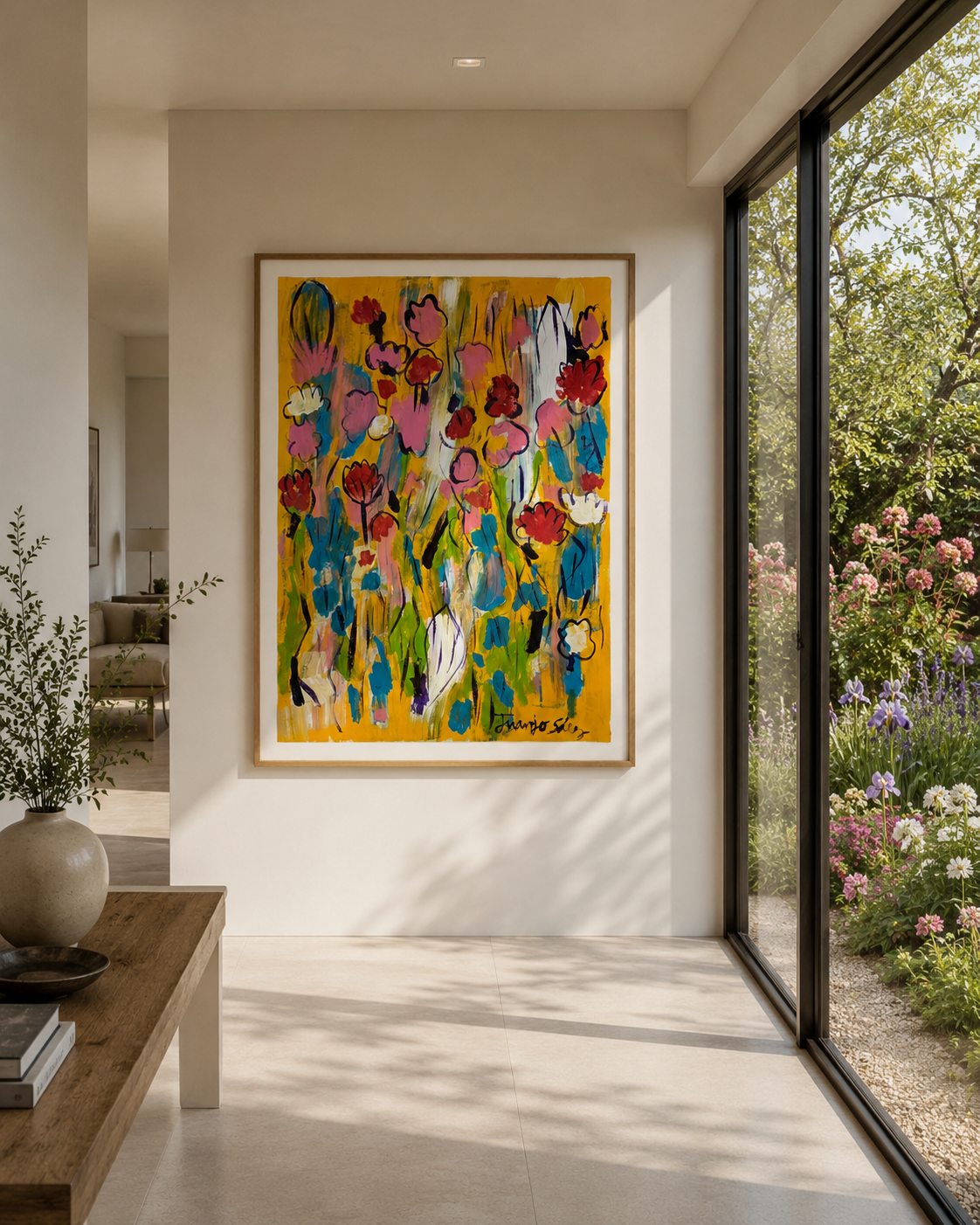 Flores en el campo · VENDIDA · Juanjo Sáez