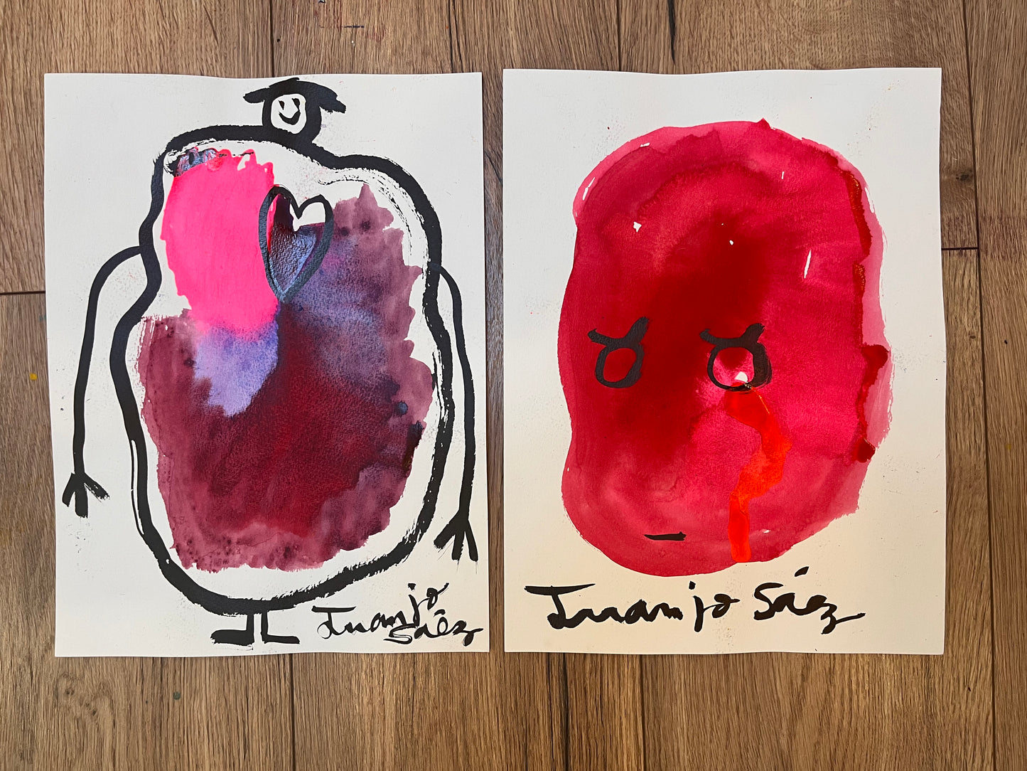 Lote de dibujos · Conjunto curado de originales · Juanjo Sáez