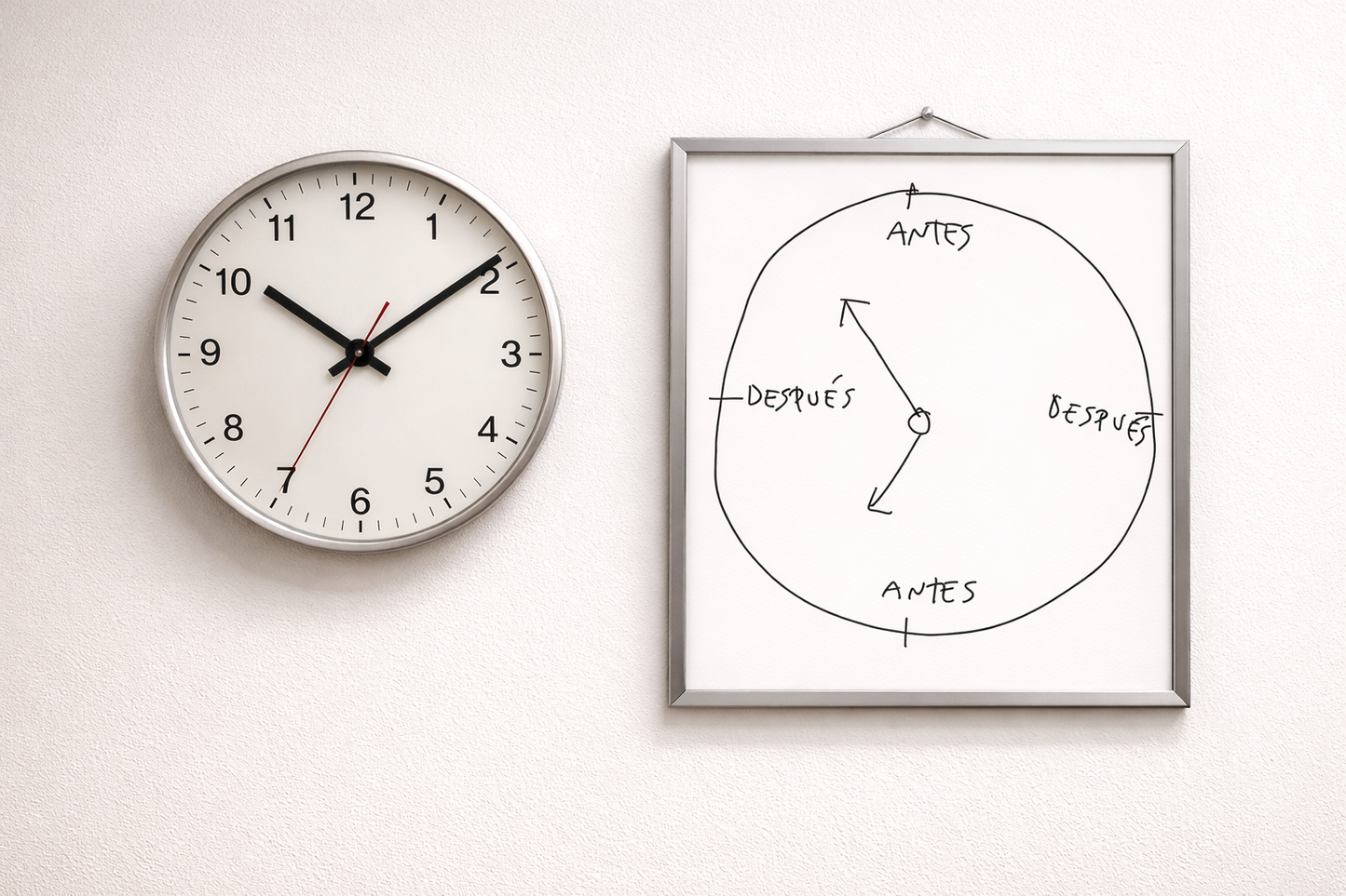 El tiempo para una persona con TDAH · Obra digital imprimible · Juanjo Sáez