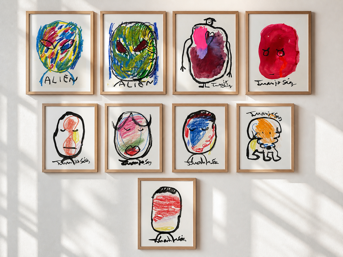 Lote de dibujos · Conjunto curado de originales · Juanjo Sáez