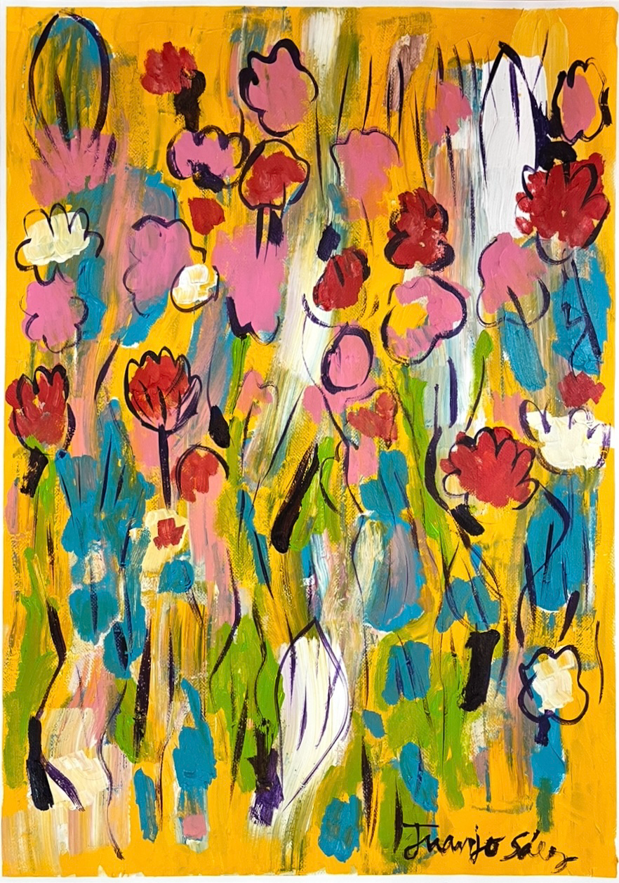 Flores en el campo · VENDIDA · Juanjo Sáez