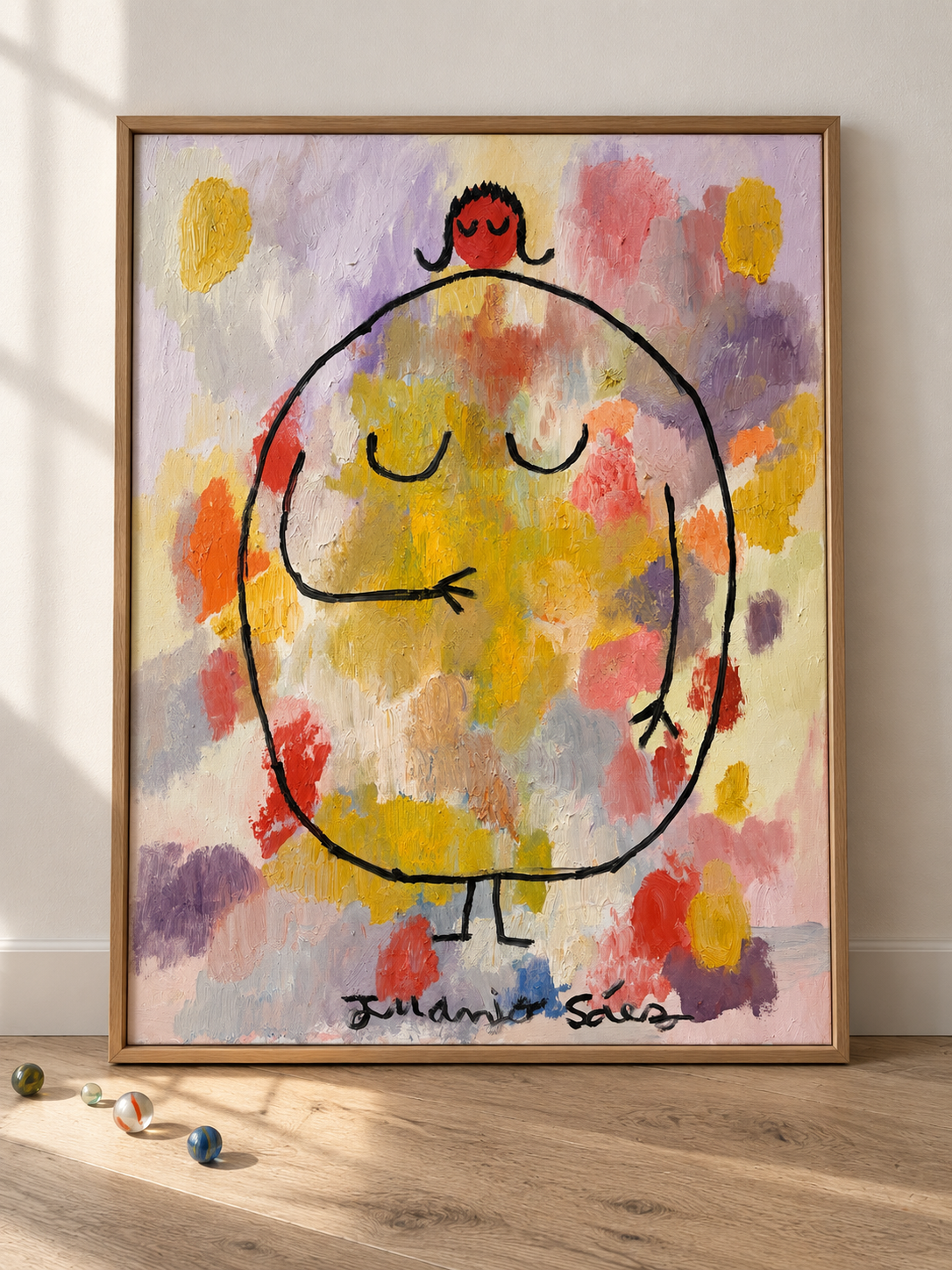 Estado de gracia, óleo sobre tela, obra original de Juanjo Sáez – vista 1
