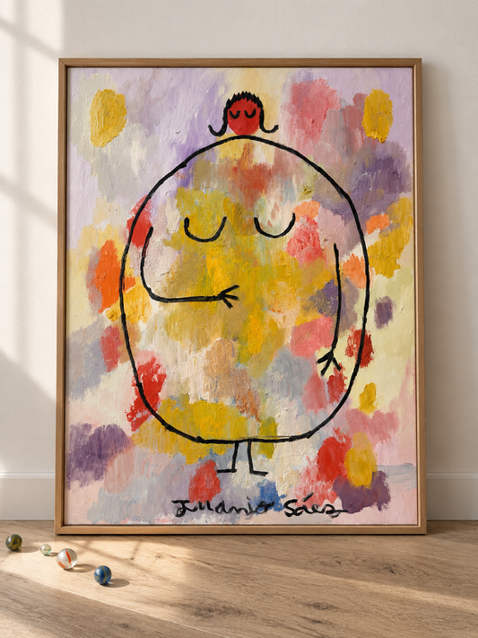 Estado de gracia, óleo sobre tela, obra original de Juanjo Sáez – vista 1