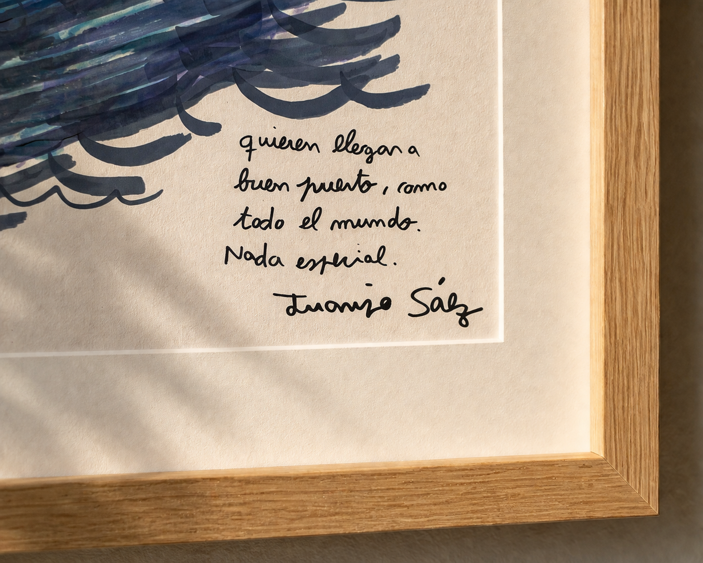 Quieren llegar a buen puerto · Rotuladores sobre papel · Juanjo Sáez