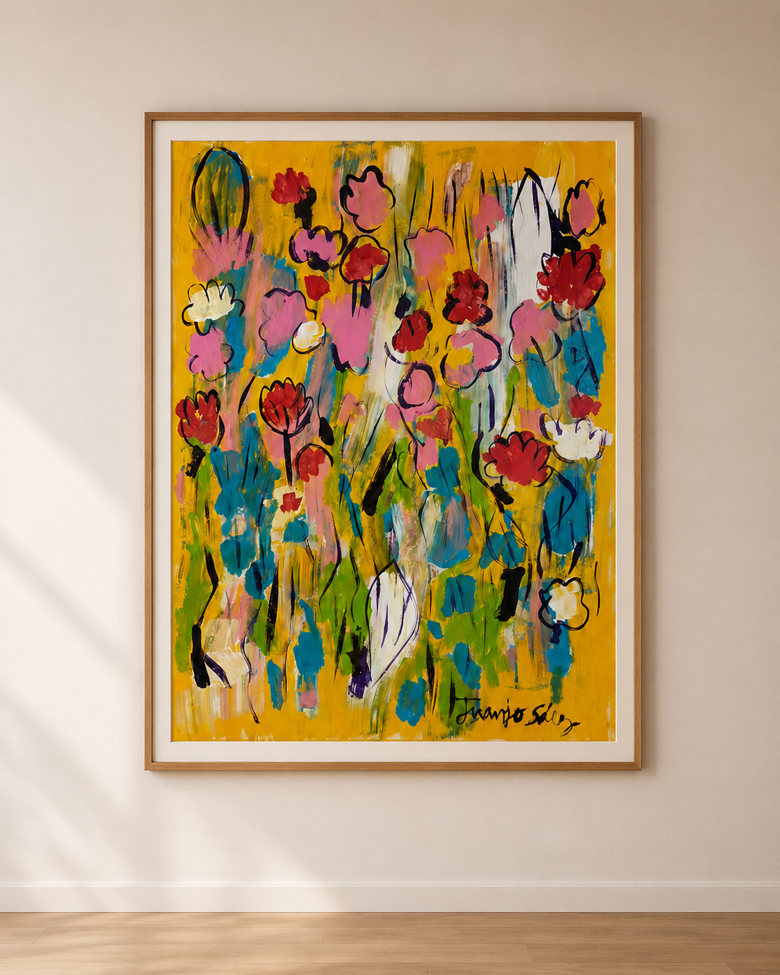 Flores en el campo · VENDIDA · Juanjo Sáez