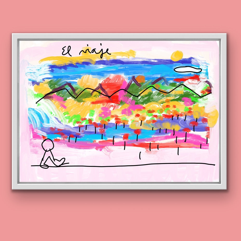 El Viaje · Obra digital imprimible · Juanjo Sáez