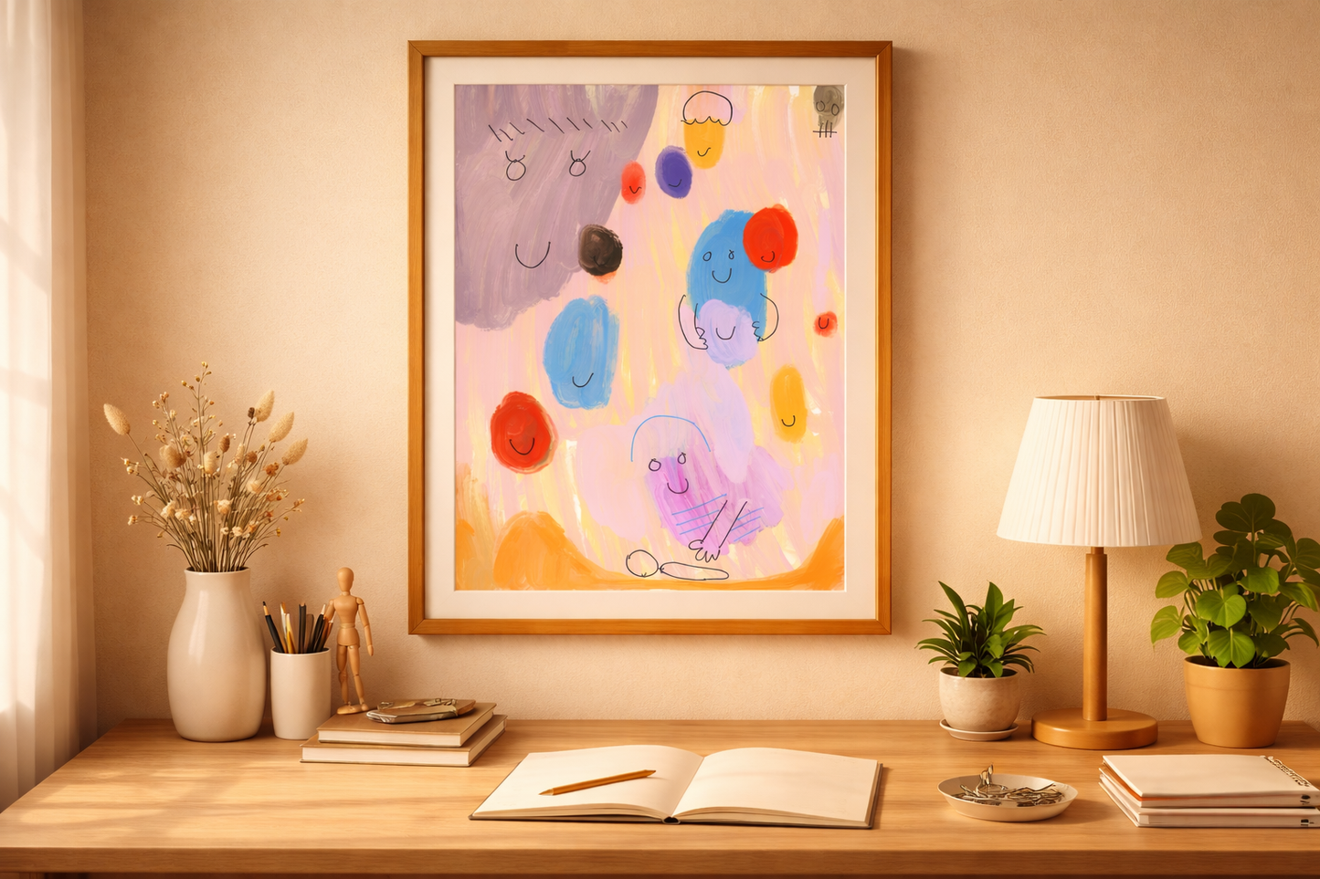 Mi madre lo ve desde el cielo · Obra digital imprimible · Juanjo Sáez