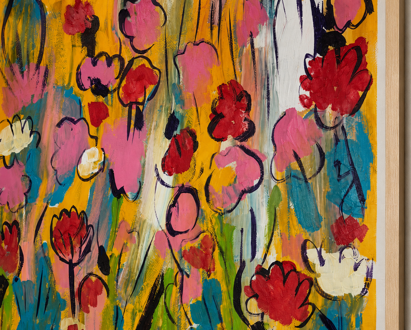 Flores en el campo · VENDIDA · Juanjo Sáez