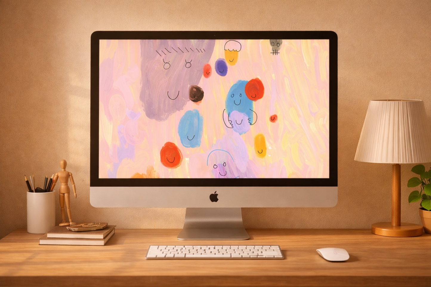 Mi madre lo ve desde el cielo · Obra digital imprimible · Juanjo Sáez