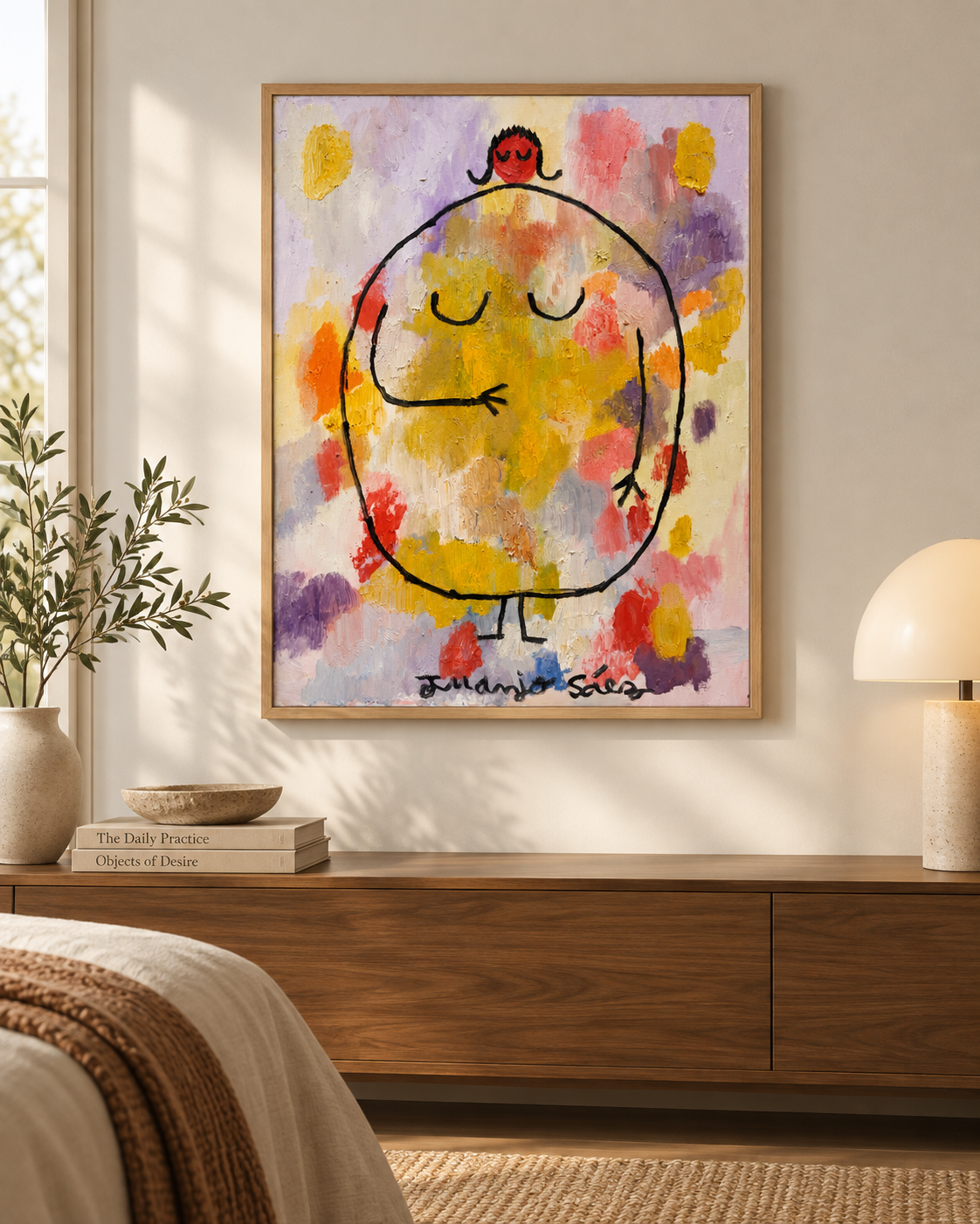 Estado de gracia, óleo sobre tela, obra original de Juanjo Sáez – vista 2