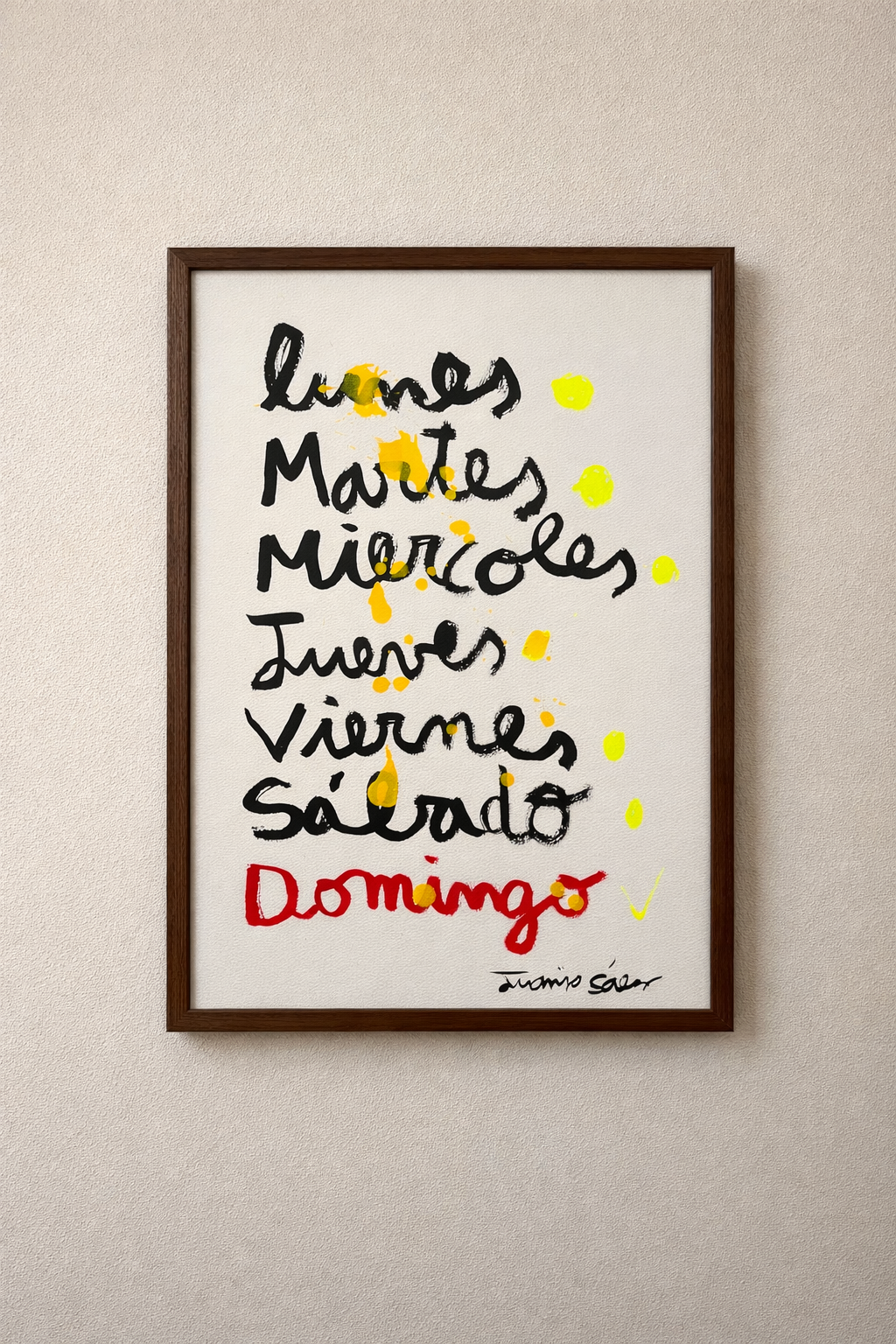 Los días de la semana