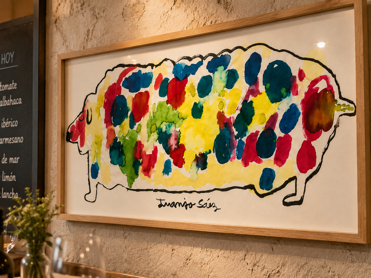 Perro de colores · VENDIDA · Juanjo Sáez
