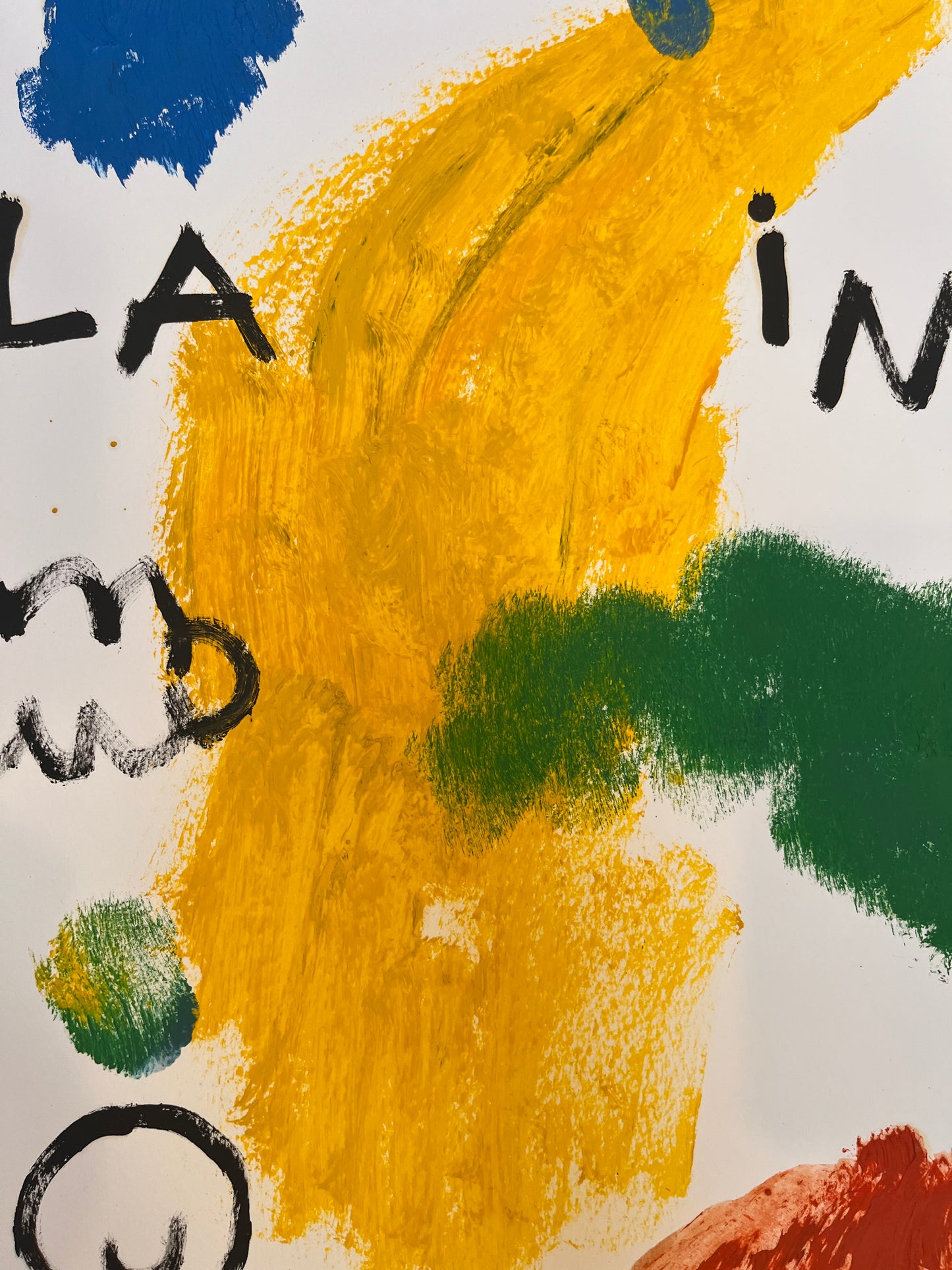 La infancia · Óleo sobre papel Fabriano · Juanjo Sáez