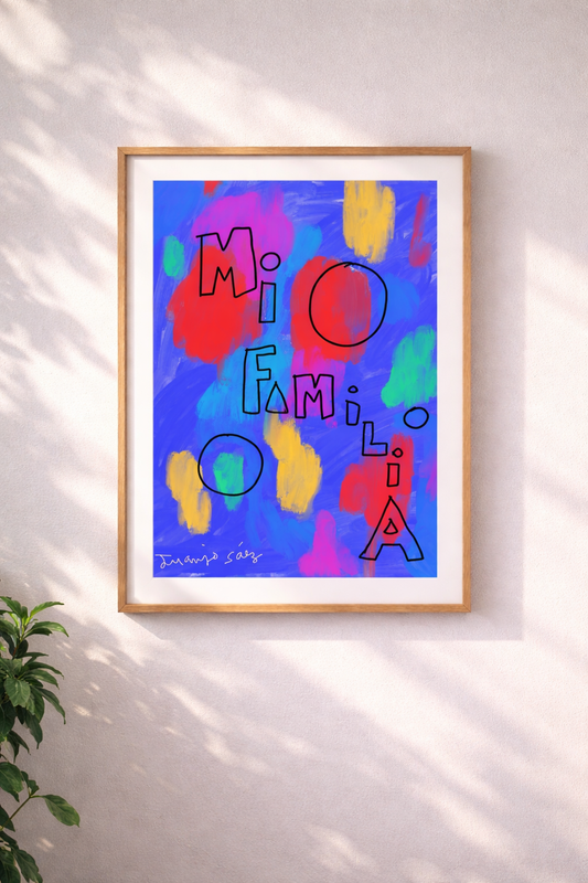 Mi familia · Obra digital imprimible · Juanjo Sáez