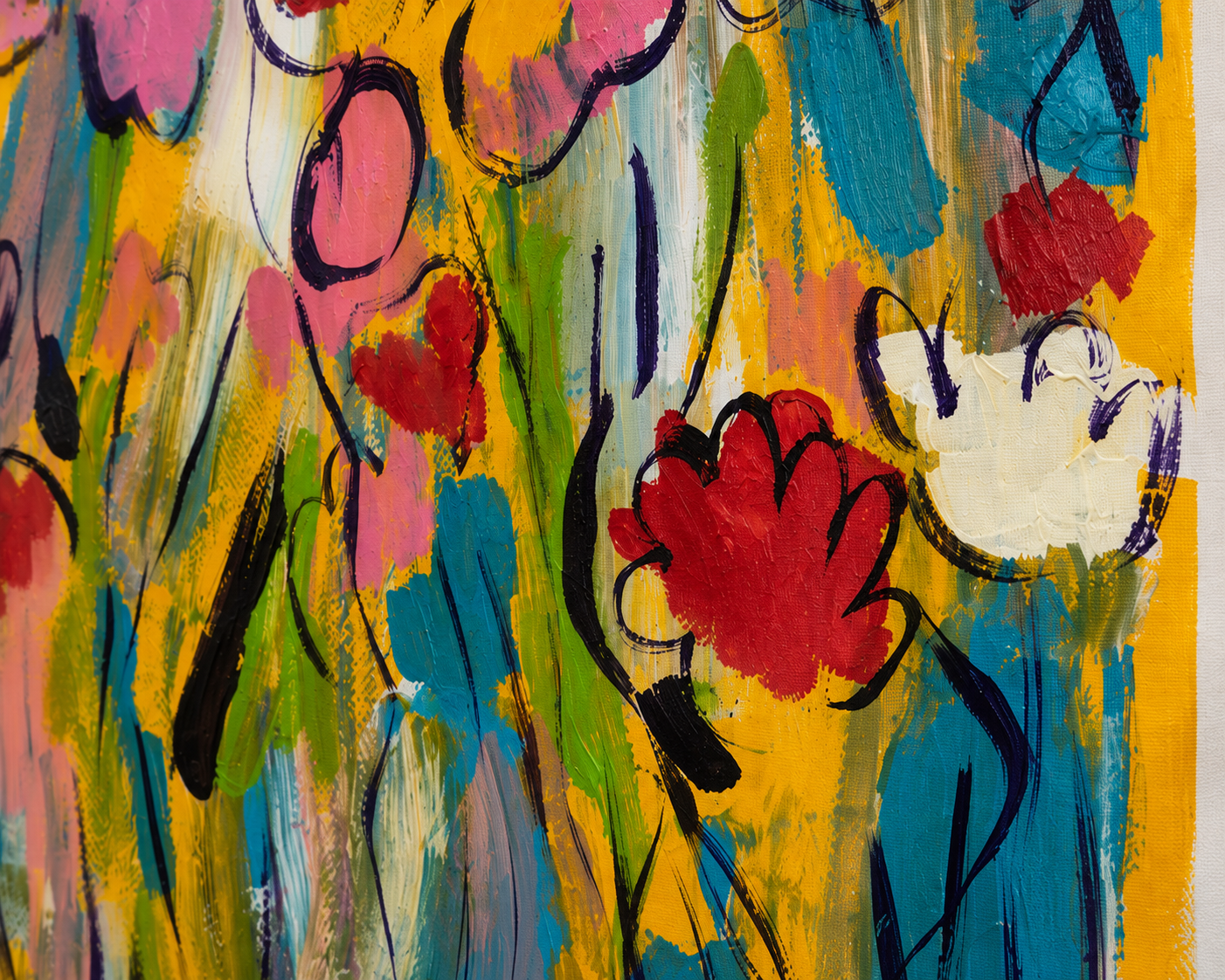 Flores en el campo · VENDIDA · Juanjo Sáez