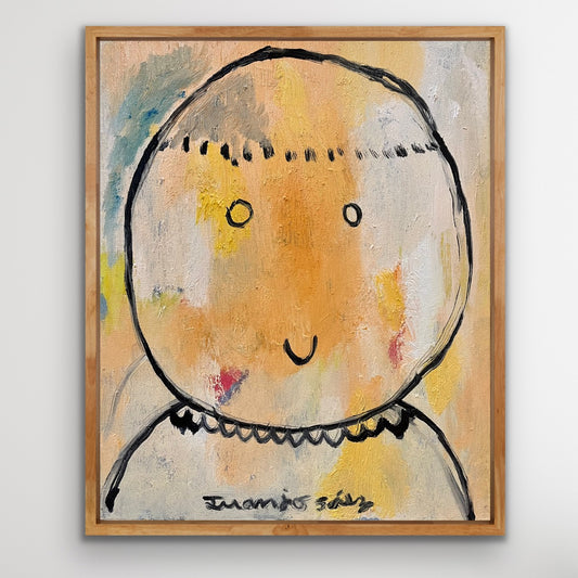 Niño pequeño · Óleo sobre lienzo · Juanjo Sáez