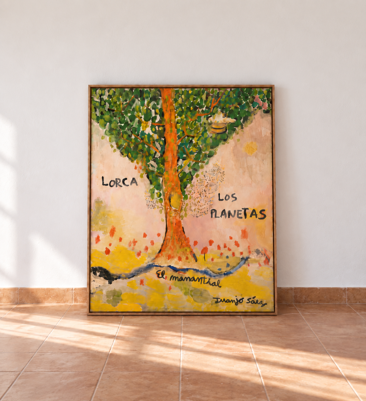 El manantial · Óleo sobre tela · Juanjo Sáez