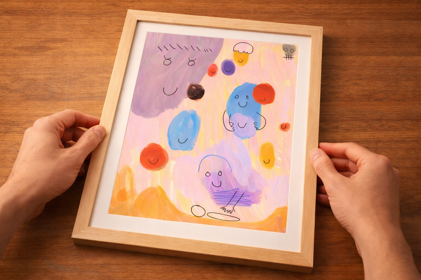 Mi madre lo ve desde el cielo · Obra digital imprimible · Juanjo Sáez