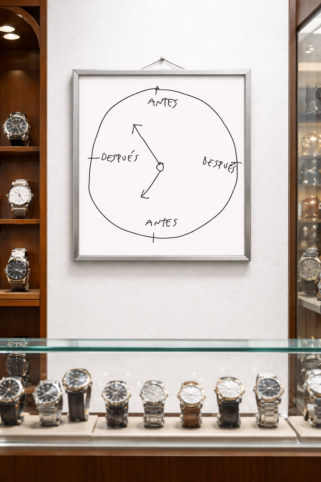 El tiempo para una persona con TDAH · Obra digital imprimible · Juanjo Sáez