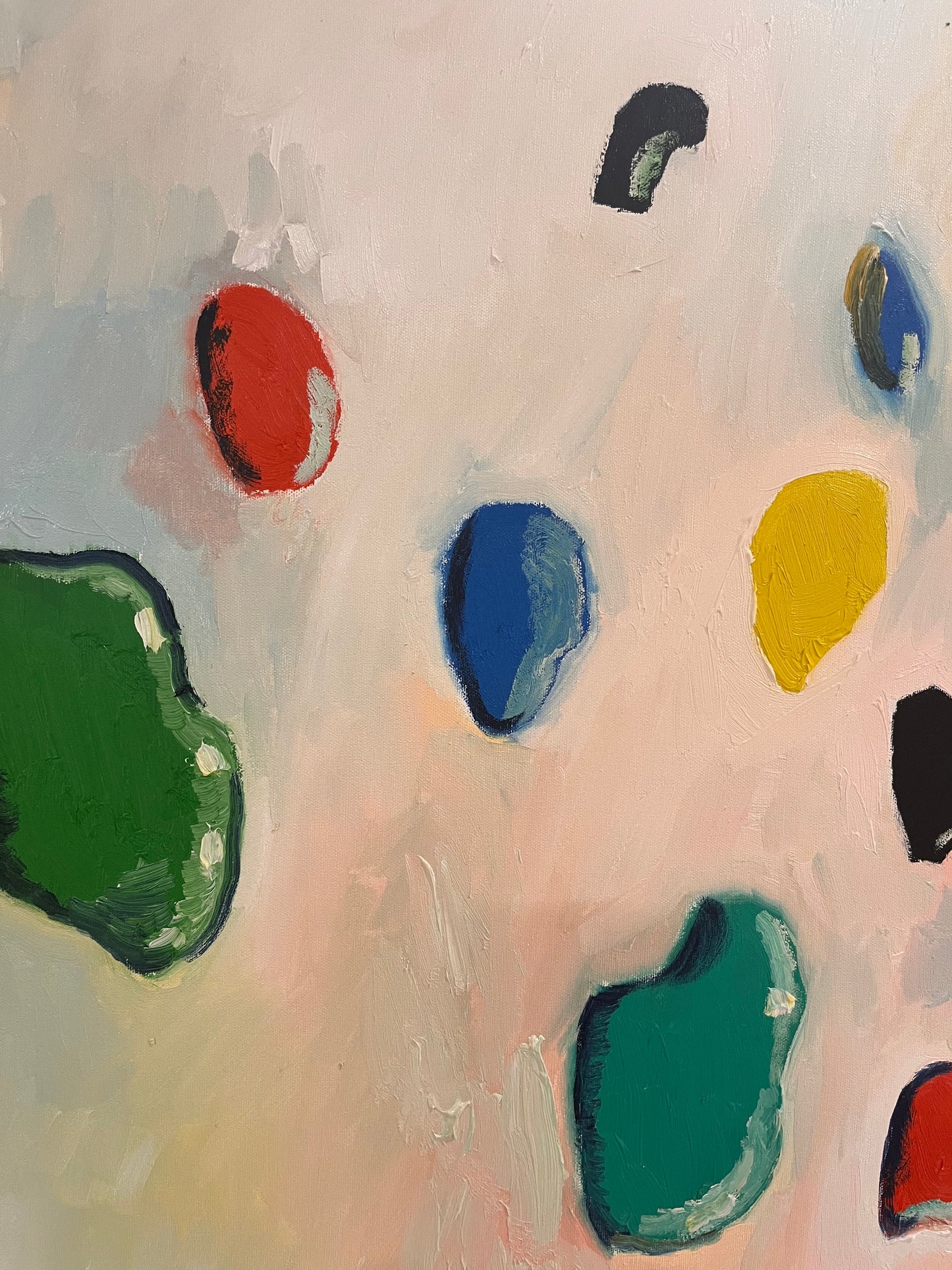 Cristales de colores · Óleo sobre bastidor · Juanjo Sáez