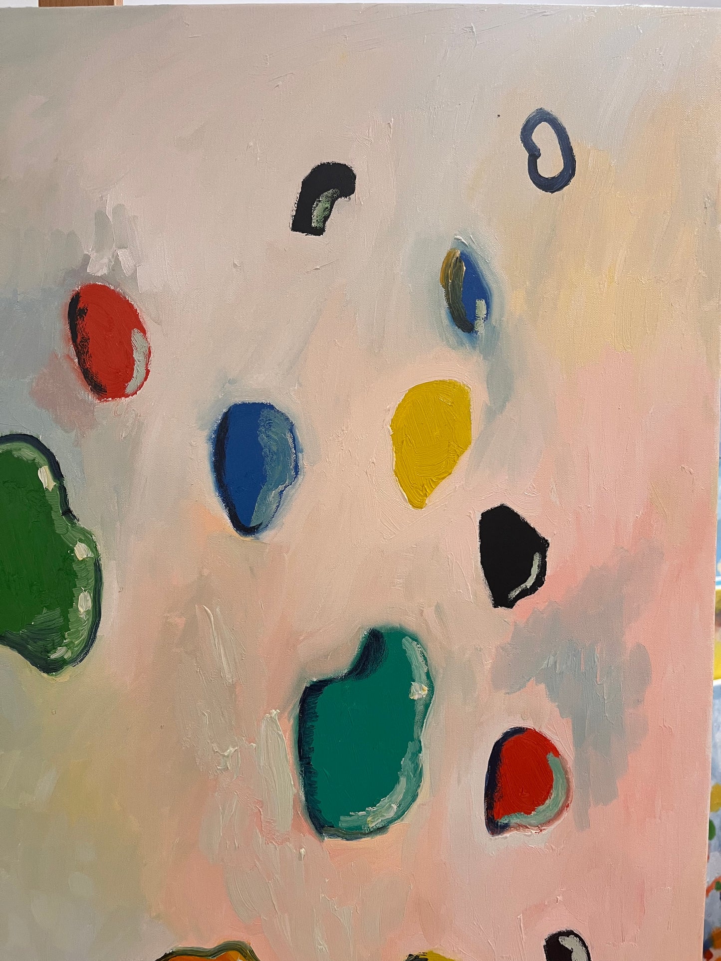 Cristales de colores · Óleo sobre bastidor · Juanjo Sáez