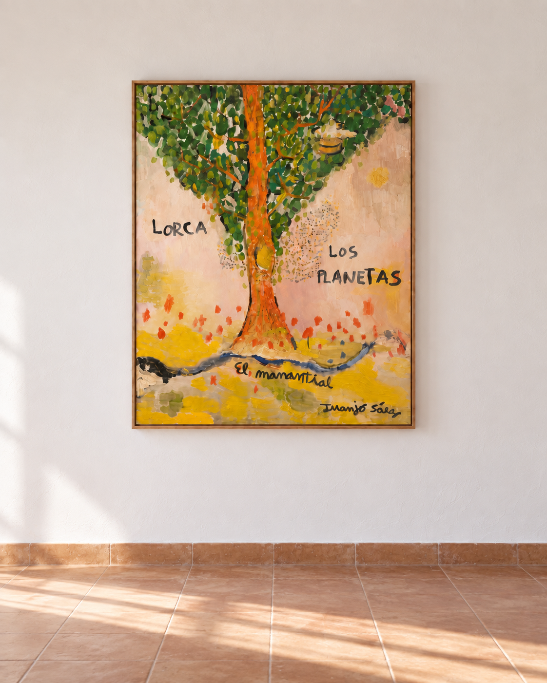 El manantial · Óleo sobre tela · Juanjo Sáez