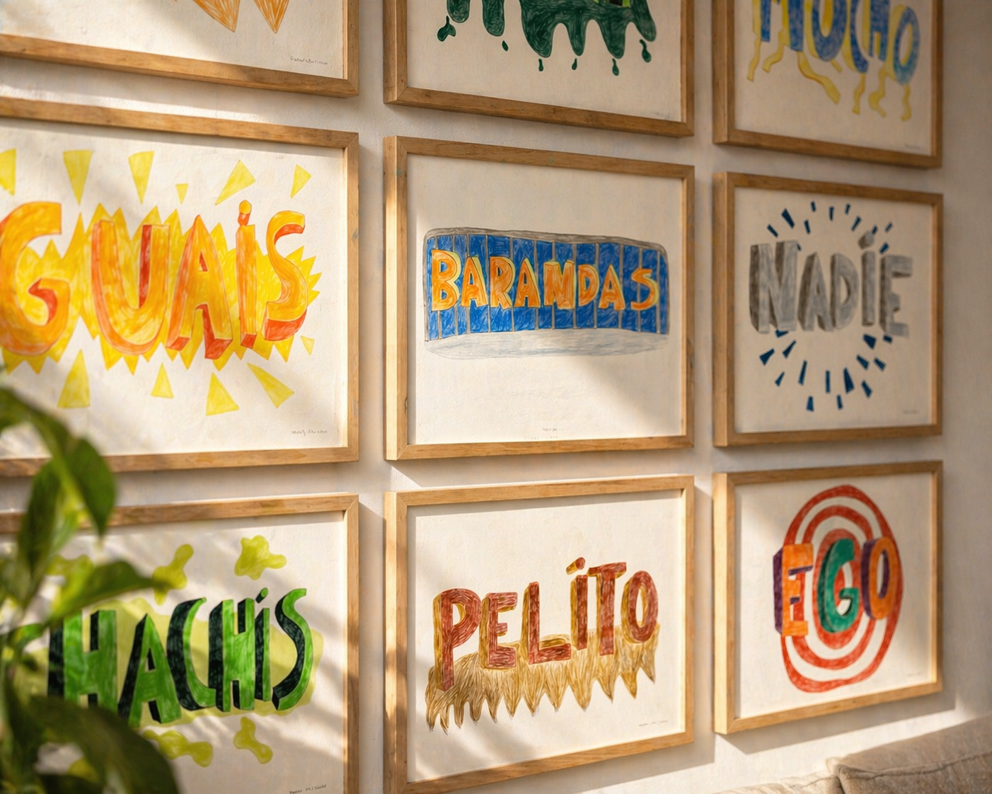 La modernidad · Lápices de colores sobre papel · Juanjo Sáez