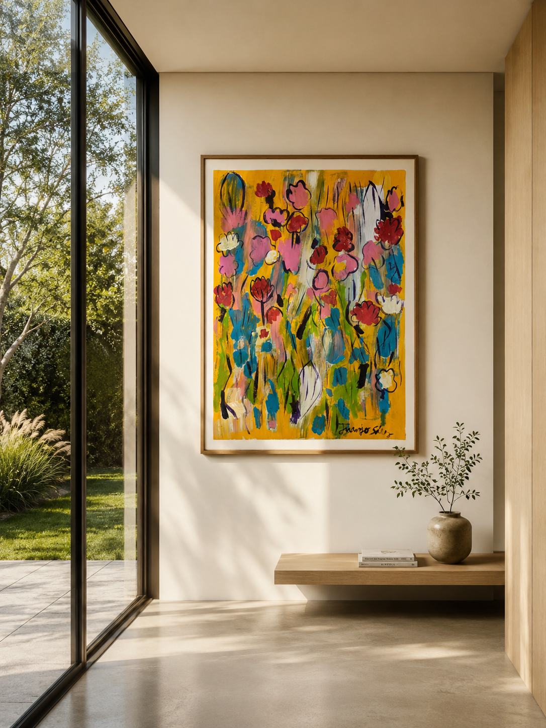 Flores en el campo · VENDIDA · Juanjo Sáez