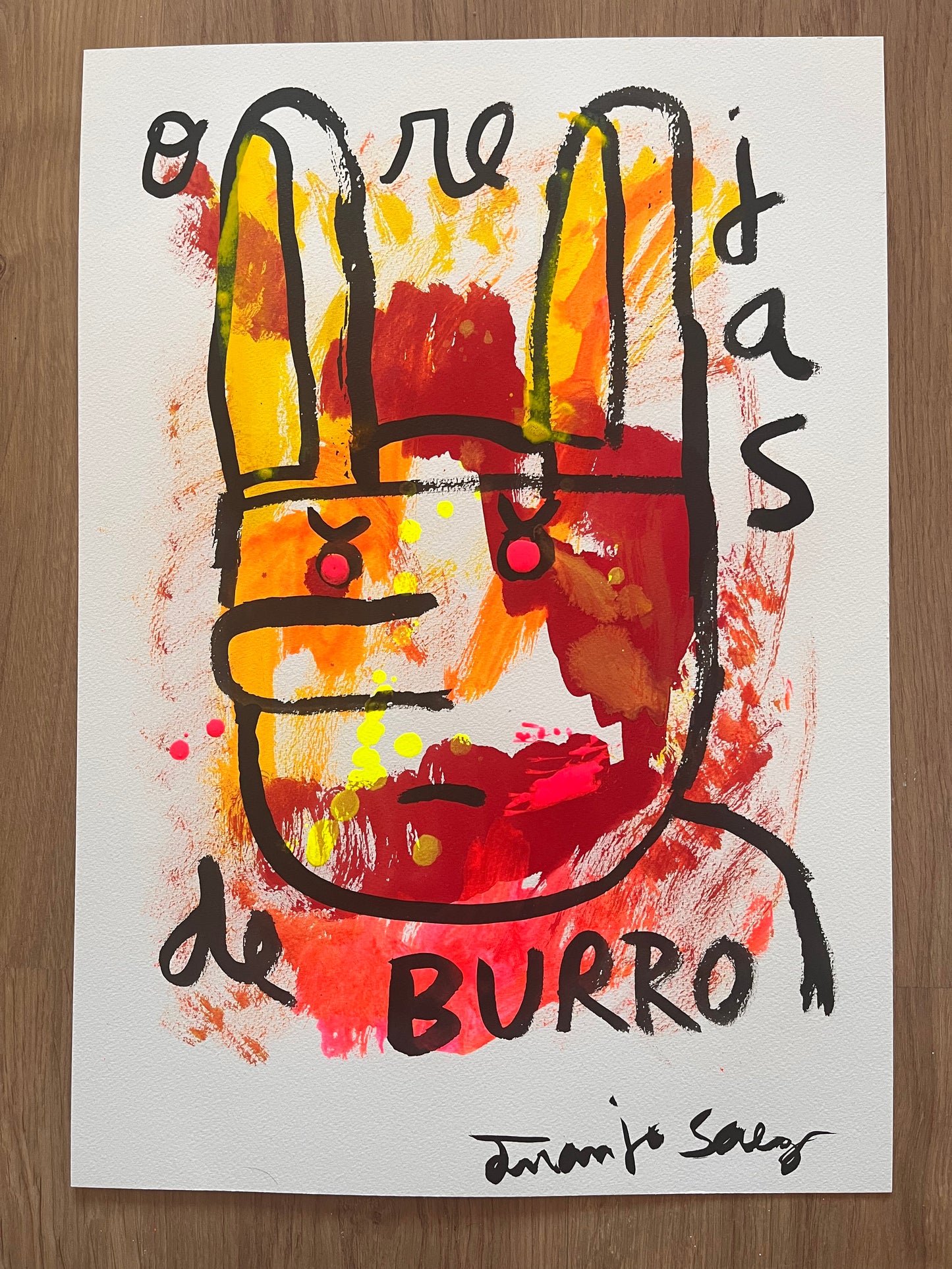 Orejas de burro.