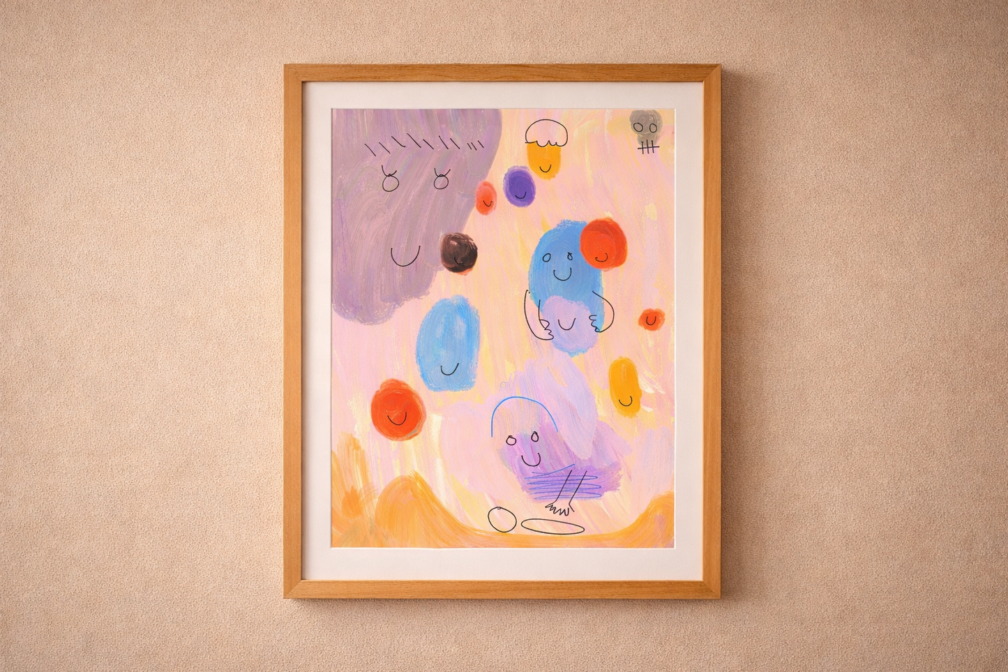 Mi madre lo ve desde el cielo · Obra digital imprimible · Juanjo Sáez